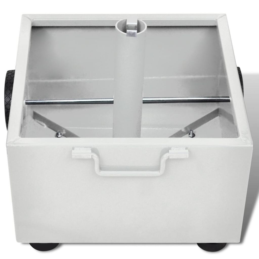 Shop Black Friday Deals On Vidaxl Outdoor Umbrella Stand Plant Pot White Overstock 18965449