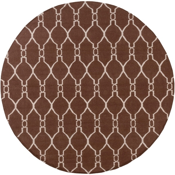 Hand-Woven Doris Moroccan Trellis Wool Area Rug. Opens flyout.