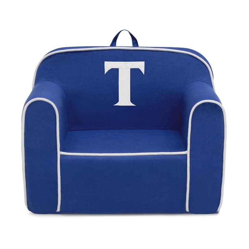 Delta Children Personalized Monogram Cozee Chair - Customize with Letter T