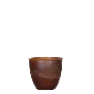 Linde Round Glass Pot 4.3"Dia- A - A