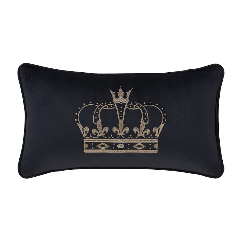 Townsend Crown Pillow Crown Boudoir - Indigo
