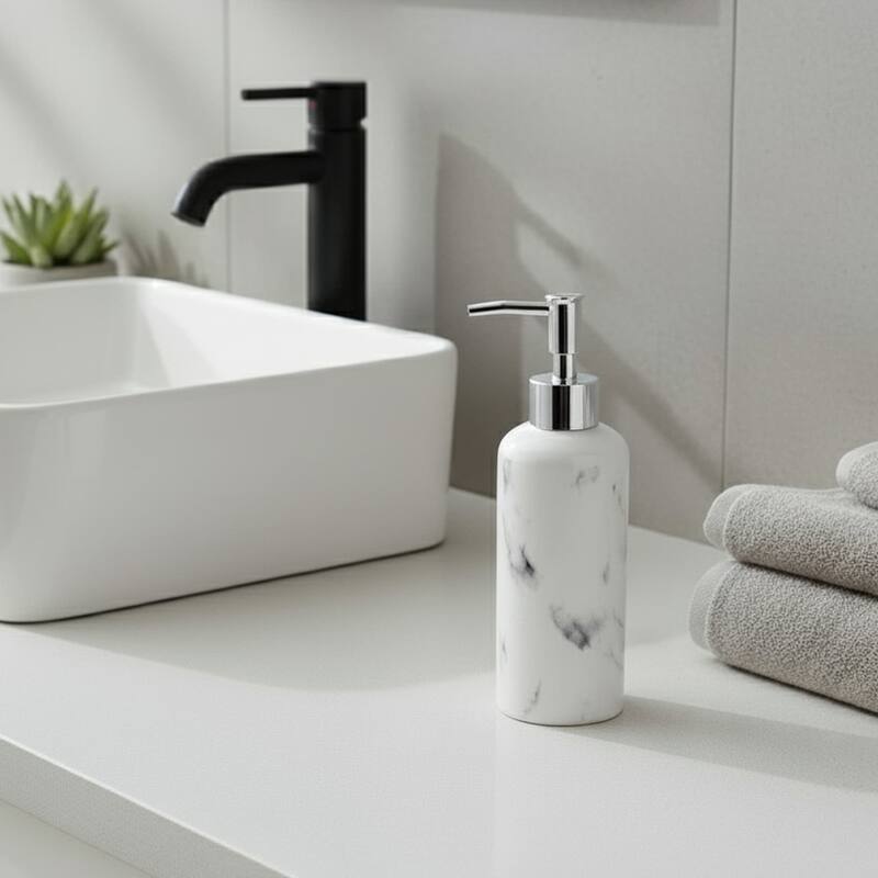 Marble Collection Bath Accessory Set Pieces