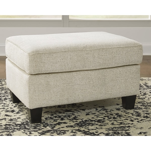 slide 2 of 6, Signature Design by Ashley Abinger Oversized Accent Ottoman Natural