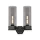 Option Plated Smoke Glass / Matte Black