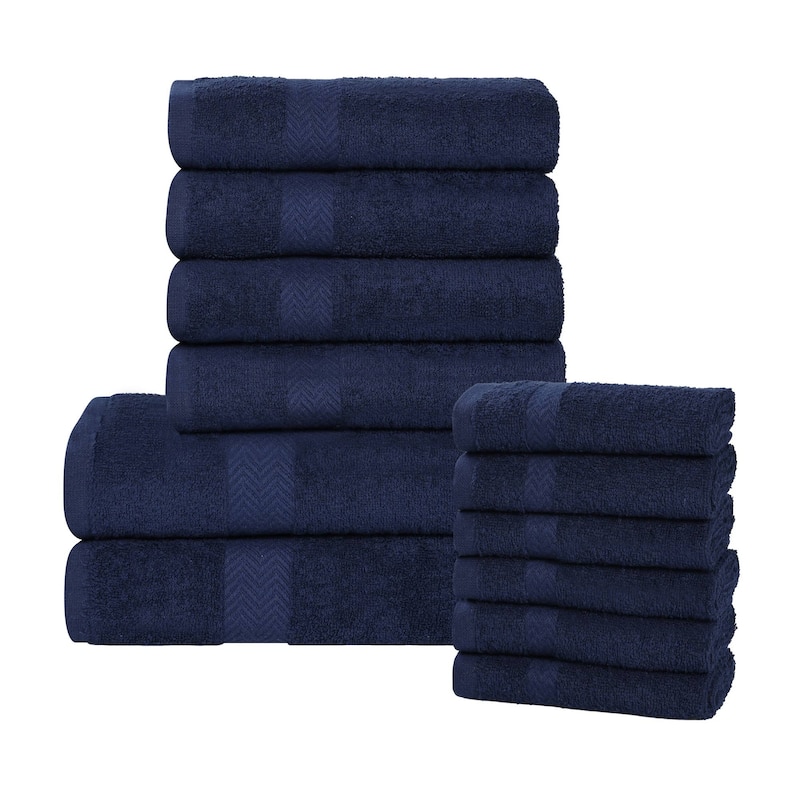 Superior Franklin Cotton Lightweight 12-Piece Assorted Towel Set