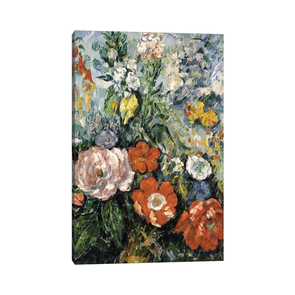 iCanvas "Bouquet of Flowers, 1879-1880 " by Paul Cezanne Canvas Print