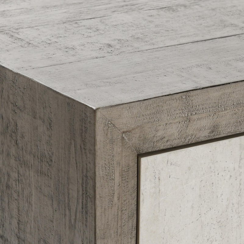 Classic Home Denver 50" Wood Distressed Gray Sideboard Buffet