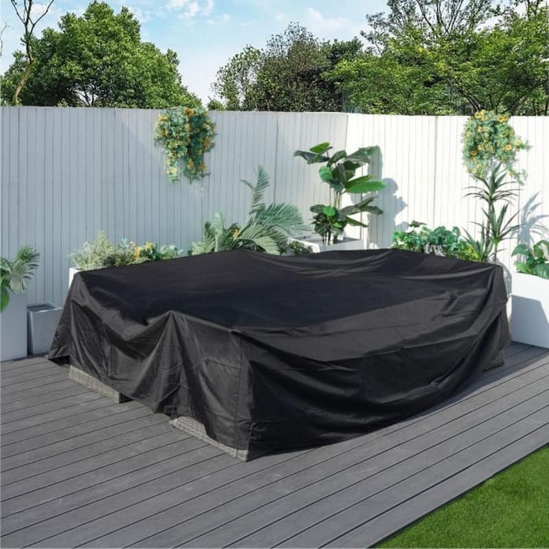 Patio Furniture Covers Waterproof, Outdoor Sectional Sofa Set , Patio Table and Chair Set Cover 106''L x 106''M x 28''H