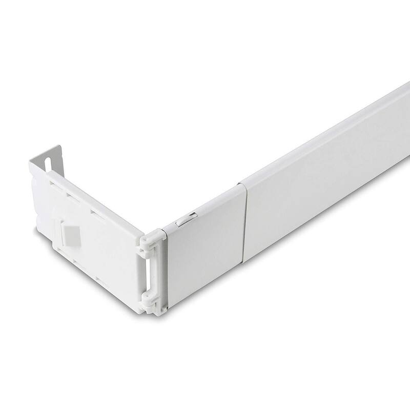 Wide Pocket Curtain Rod 18-28 Inch, Heavy-Duty Adjustable Design Ideal for Thick Rod Pocket Curtains in Any Room - 28
