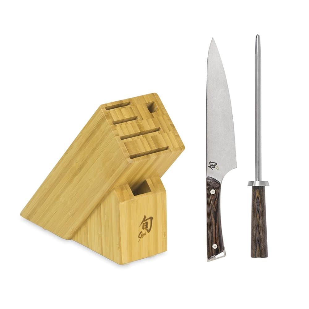 Shun Kanso Build-a-Block Set with 6-Slot Slimline Block, 3 Piece