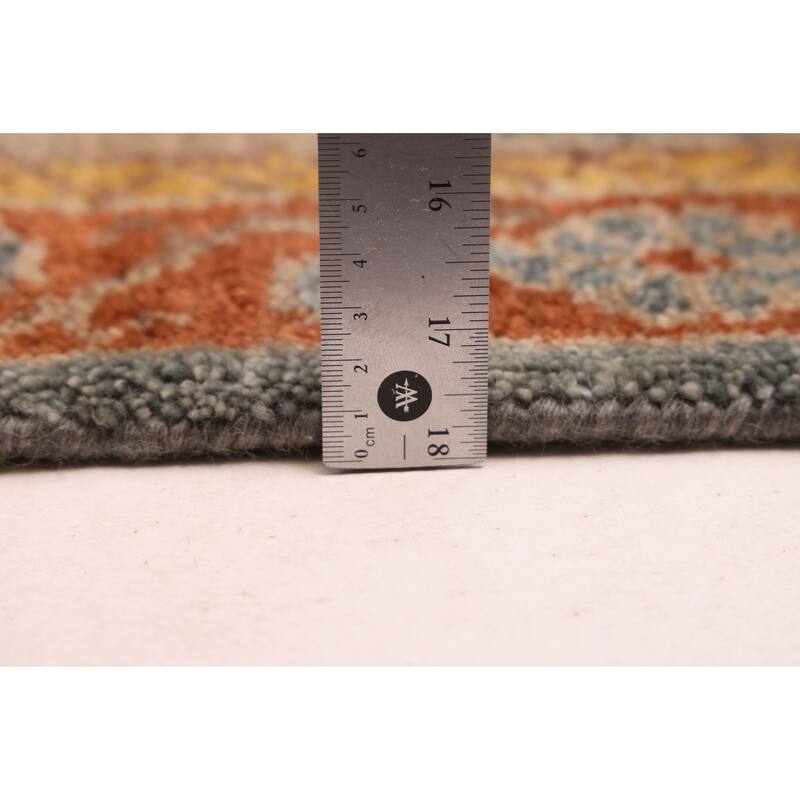 ECARPETGALLERY Hand-knotted Jules Serapi Dark Blue Wool Rug - 7'11 x 9'9