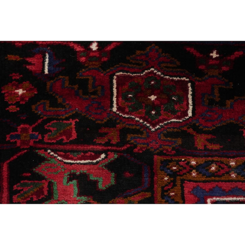 Hand Knotted Oriental 100% Wool Carpet Traditional Medallion Red Heriz Area Rug - 12' 9'' X 10' 4''