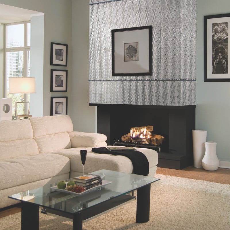 FASÄDE Current Horizontal 4-foot x 8-foot PVC Wall Panel in Brushed Aluminum