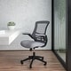 preview thumbnail 59 of 150, Mid-Back Mesh Swivel Ergonomic Task Office Chair with Flip-Up Arms Dark Gray Mesh