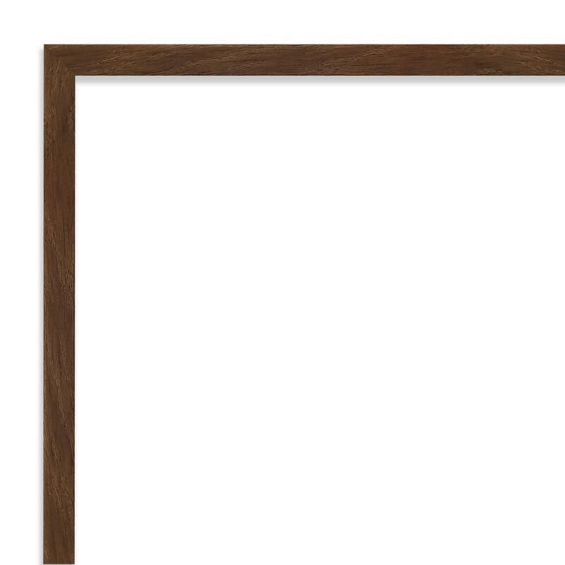 Amanti Art Carlisle Blonde Narrow Framed Dry Erase Magnetic Board