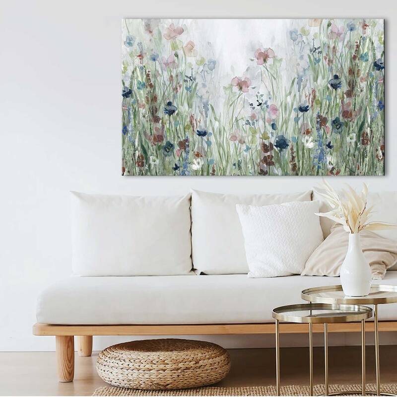 "Wildflower Fields (Horizontal)" by Carol Robinson Print on Canvas