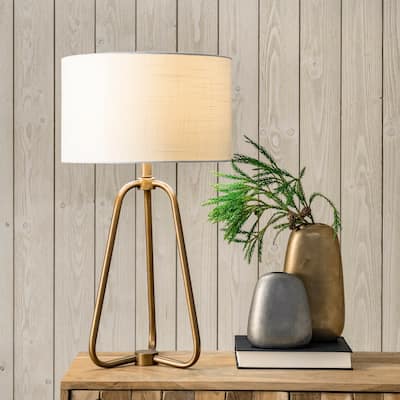 Nuloom Captiva 26" Metal Table Lamp - 14"W x 14"D x 25.5"H