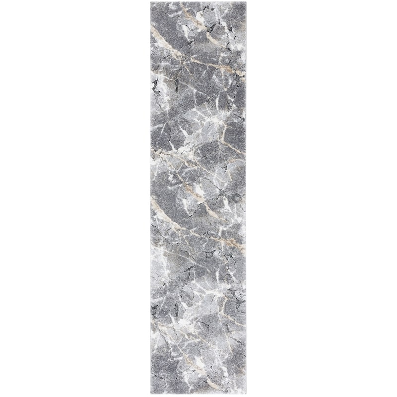 SAFAVIEH Cyrus Shag Nevra Abstract 1-inch Thick Rug