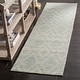 preview thumbnail 36 of 53, SAFAVIEH Handmade Marbella Asya Diamond Wool Rug 2'3" x 8' Runner - Light Blue/Ivory - Runner