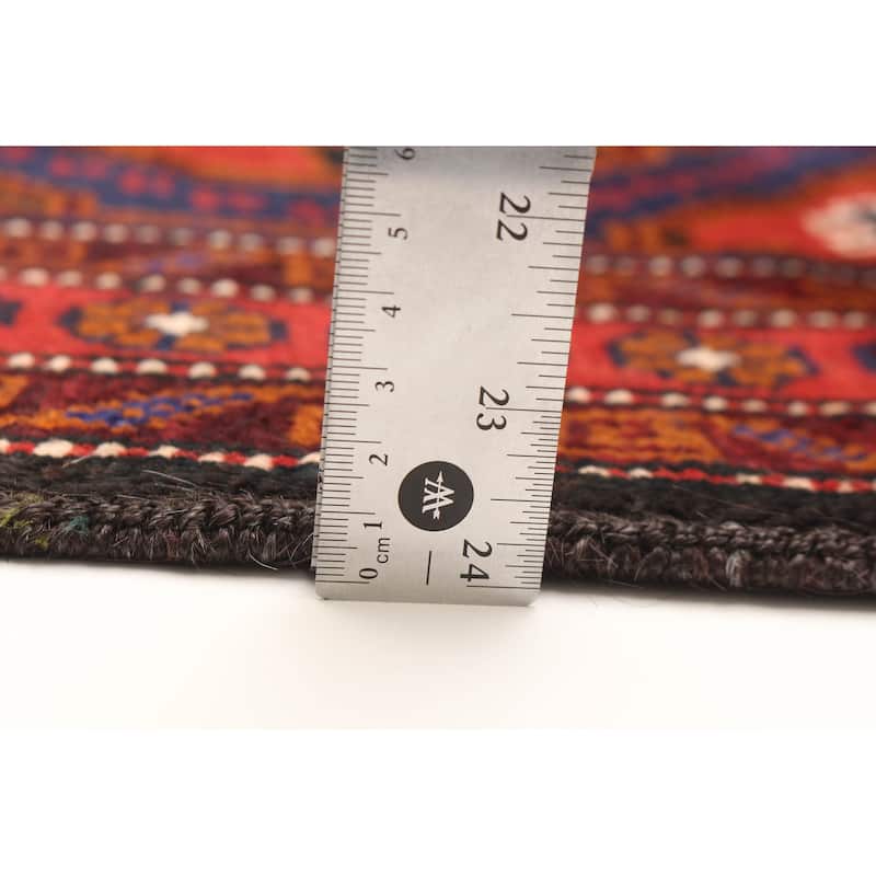 ECARPETGALLERY Hand-knotted Teimani Red Wool Rug - 3'7 x 6'3