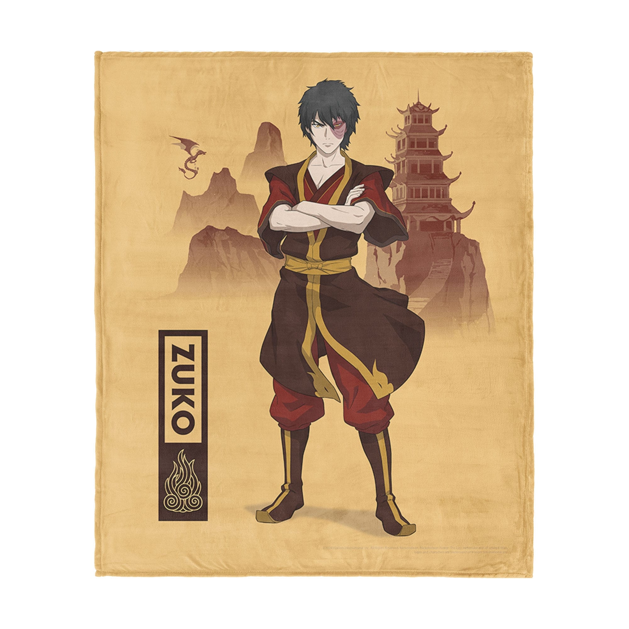 Nickelodeon Avatar The Last Airbender Silk Touch Throw Blanket