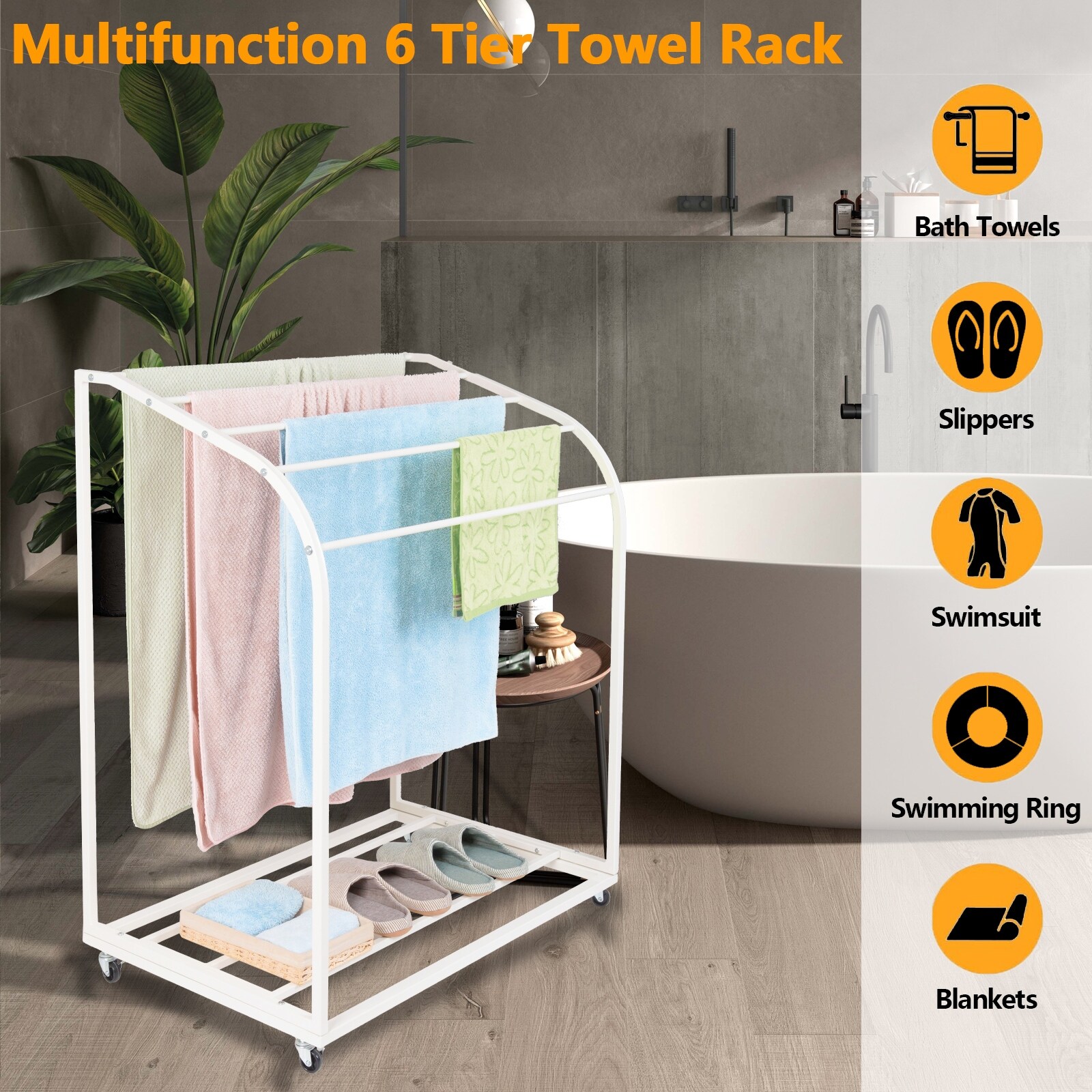 Pool towel rack bed bath and beyond outlet