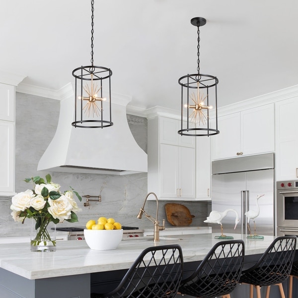 Farmhouse drum pendant light on sale