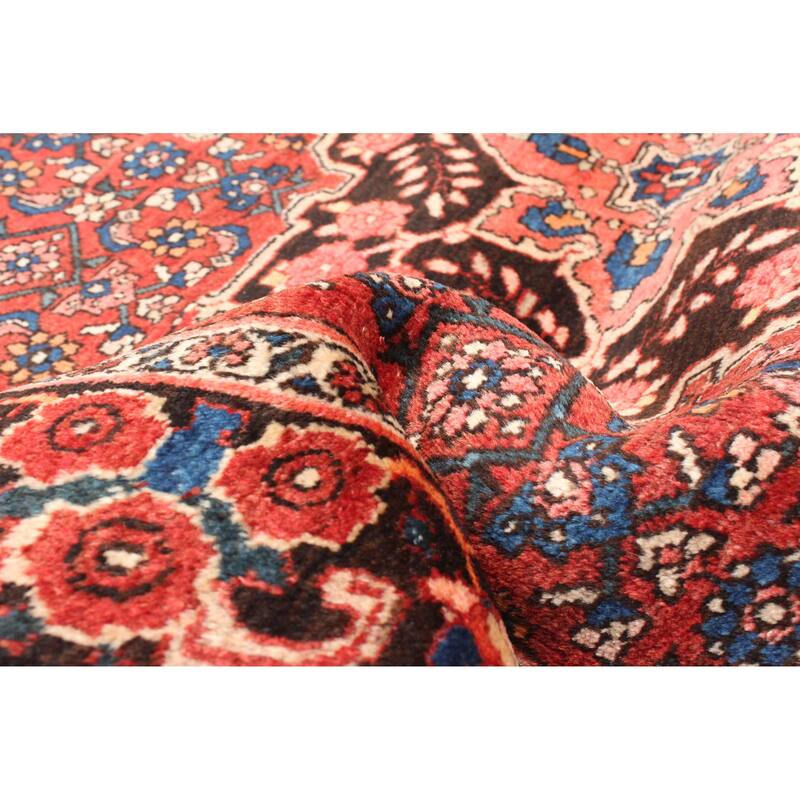 ECARPETGALLERY Hand-knotted Kayseri Red Wool Rug - 4'3 x 6'11