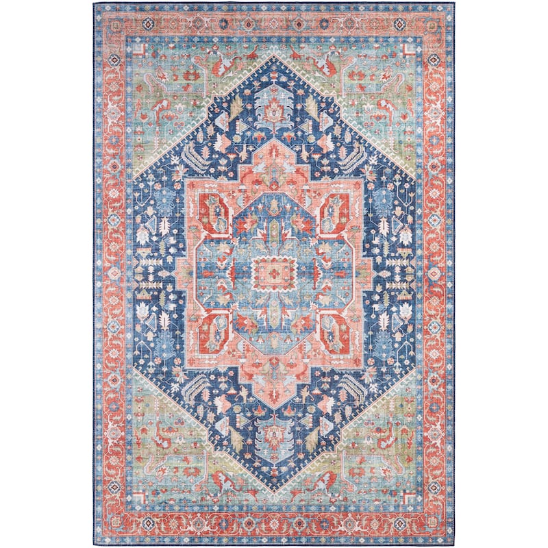Livabliss Mitika Vintage Medallion Area Rug