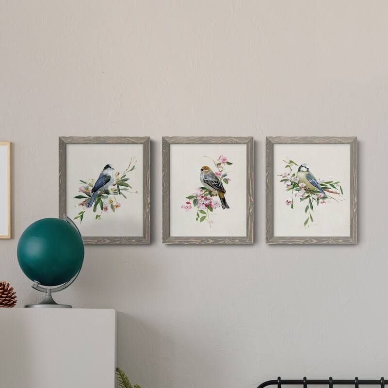 Spring Song Blue Bird-Premium Framed Canvas - Ready to Hang - Multi