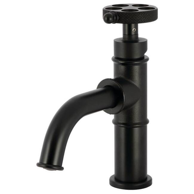 Kingston Brass KS282.RKX Webb 1.2 GPM Single Hole Bathroom Faucet with - Matte Black