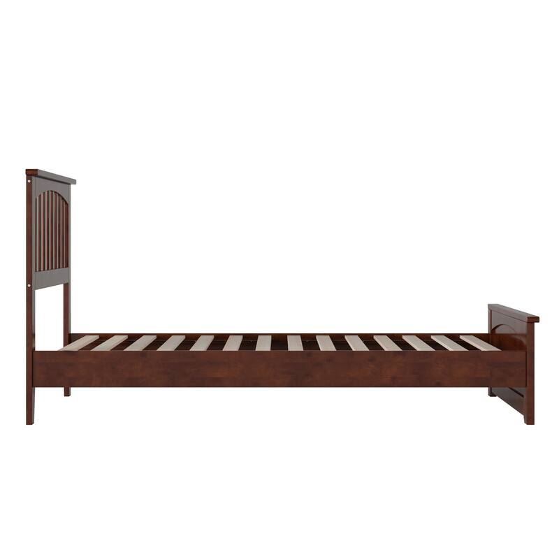 Becket Solid Wood Low Profile Platform Bed with Matching Footboard
