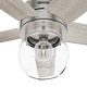 preview thumbnail 10 of 18, Hunter 52" Xidane Ceiling Fan with LED Light Kit and Handheld Remote, Modern Transitional - Exclusive SureSpeed!