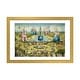 preview thumbnail 4 of 18, iCanvas "Detail Of Central Panel's Top Half, The Garden Of Earthly Delights, 1490-1500" by Hieronymus Bosch Gold - 16x24x1