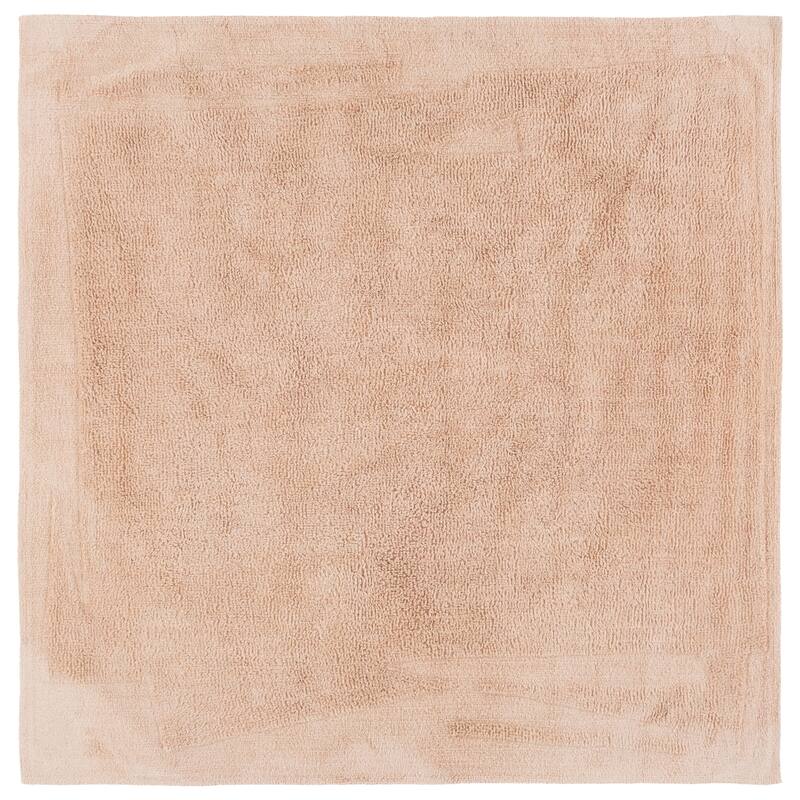 SAFAVIEH Handmade Easy Care Bedia Machine Washable Cotton Rug - 6' Square - Pink