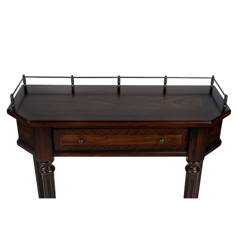 Handmade Butler Charleston Cherry-finished Brown Wood/Veneer Plantation Console Table (China)