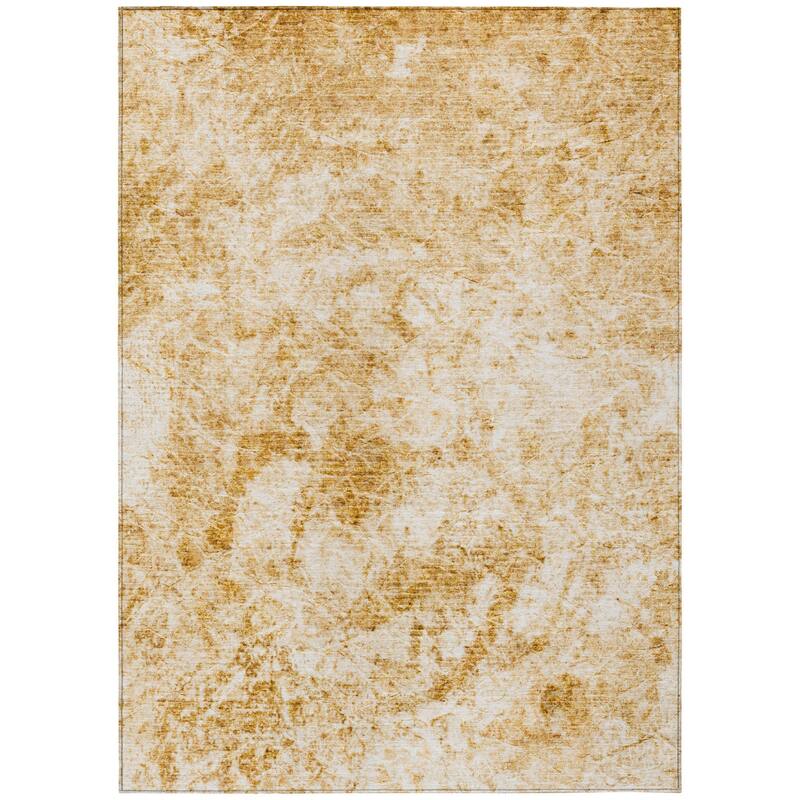 Cana Modern Art-Inspired Weather Resistant Classic Meets Modern Outdoor Rug
