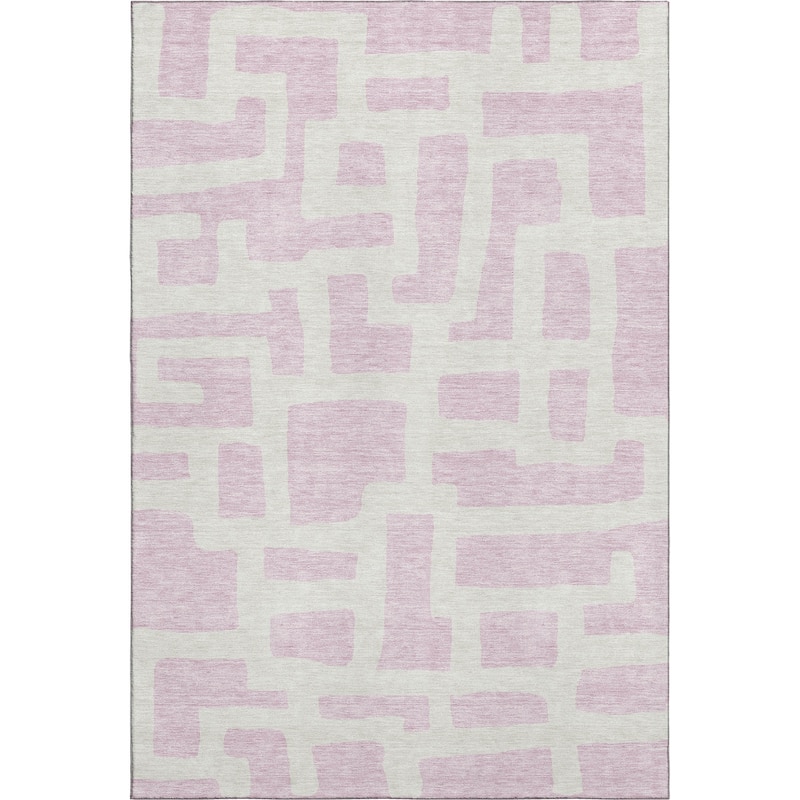 Premium Washable Super Soft Geo Maze Mayfield Rug