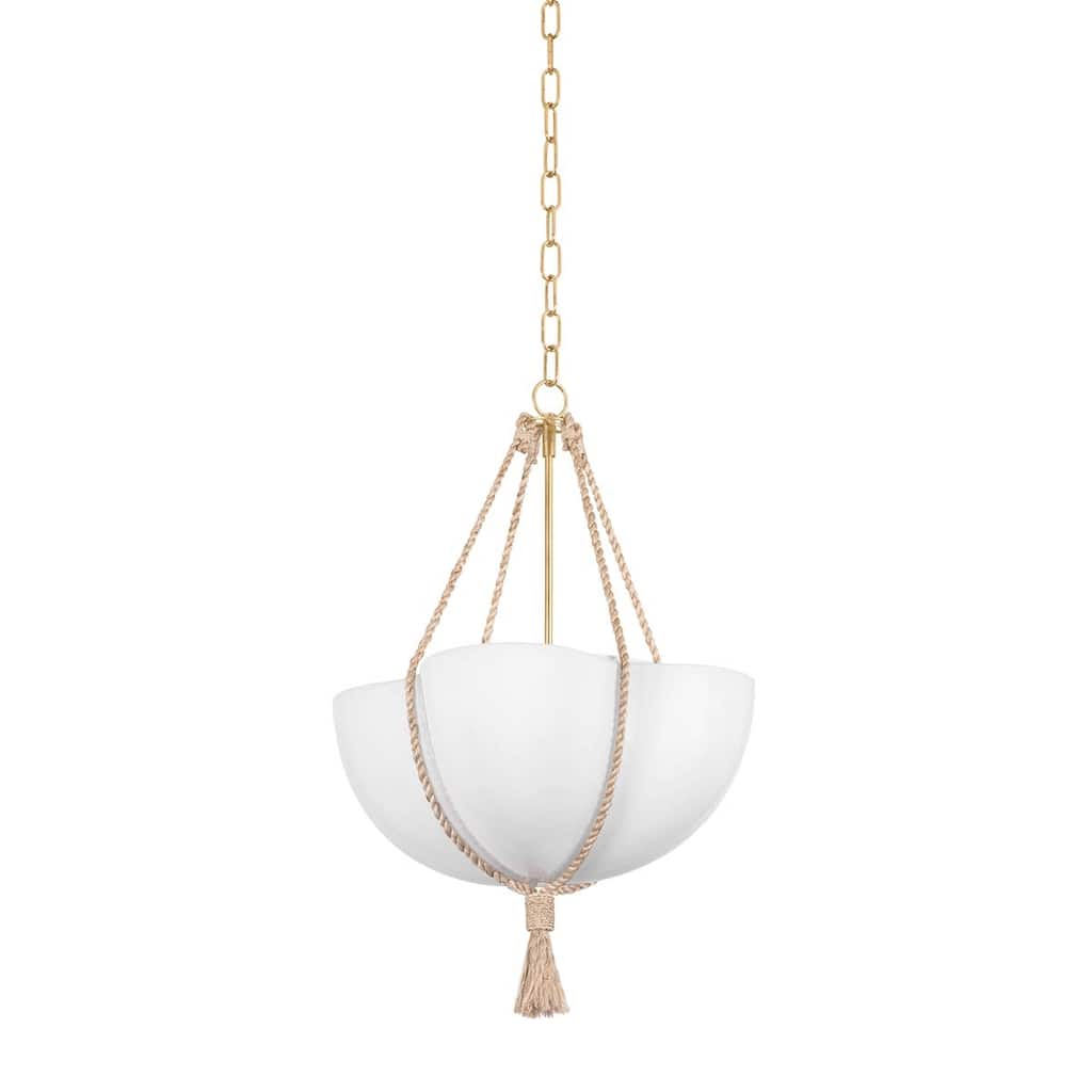 Hudson Valley Lighting 1020 Amberley 20" Wide Pendant with Matte Opal