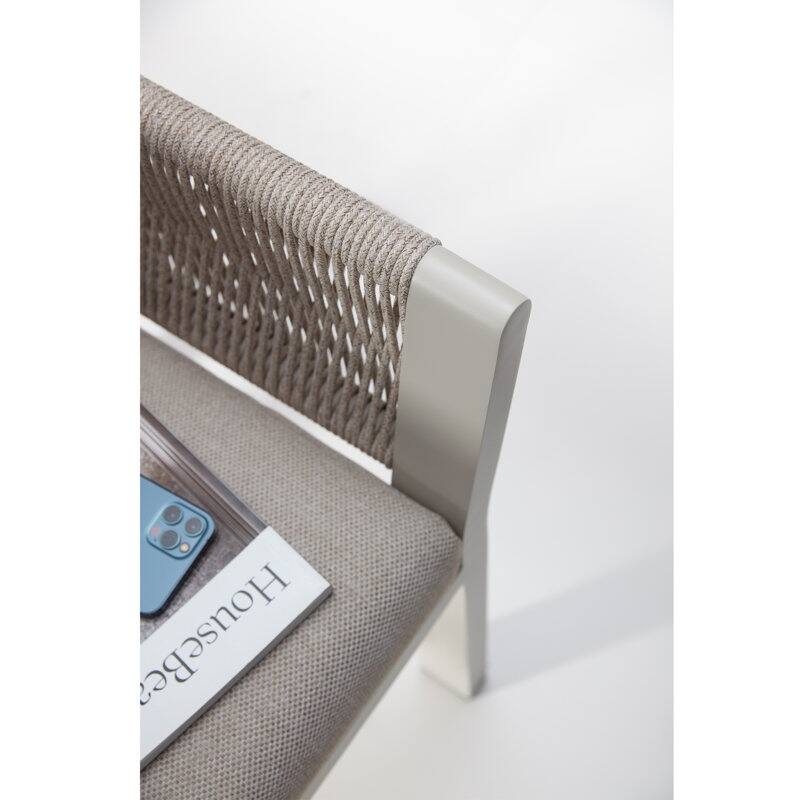 HIGOLD Borromeo Teak Wood Outdoor Patio Coversation Set for 5 Persons