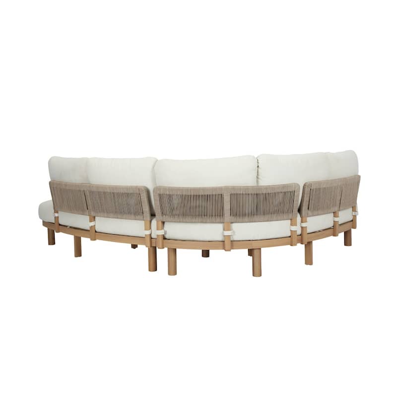 Studio London 2 Piece Outdoor Patio Conversation Set 4–6 Person Sofa