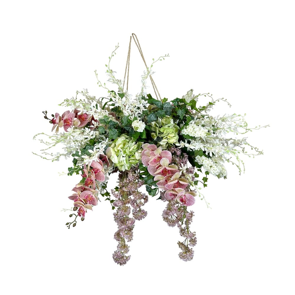 Hydrangea and Eucalyptus Chandelier