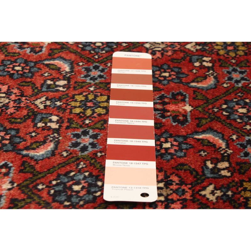 ECARPETGALLERY Hand-knotted Anatolian Vintage Red Wool Rug - 4'5 x 7'7