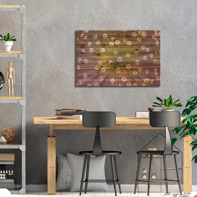 Colours Print On Wood by Wave Faber - Multi-Color