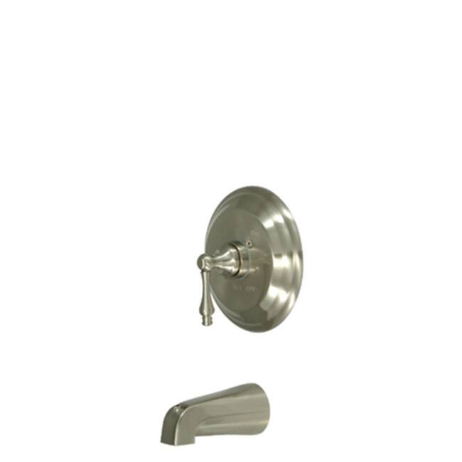 Kingston Brass Vintage Wall Mounted Bathtub Faucet with Metal Lever