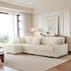 118.4"W Plush Modular Sectional Sofa with Pillows