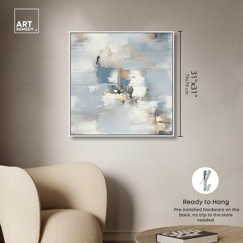 Morning Mist Over the Water Canvas by Art Remedy