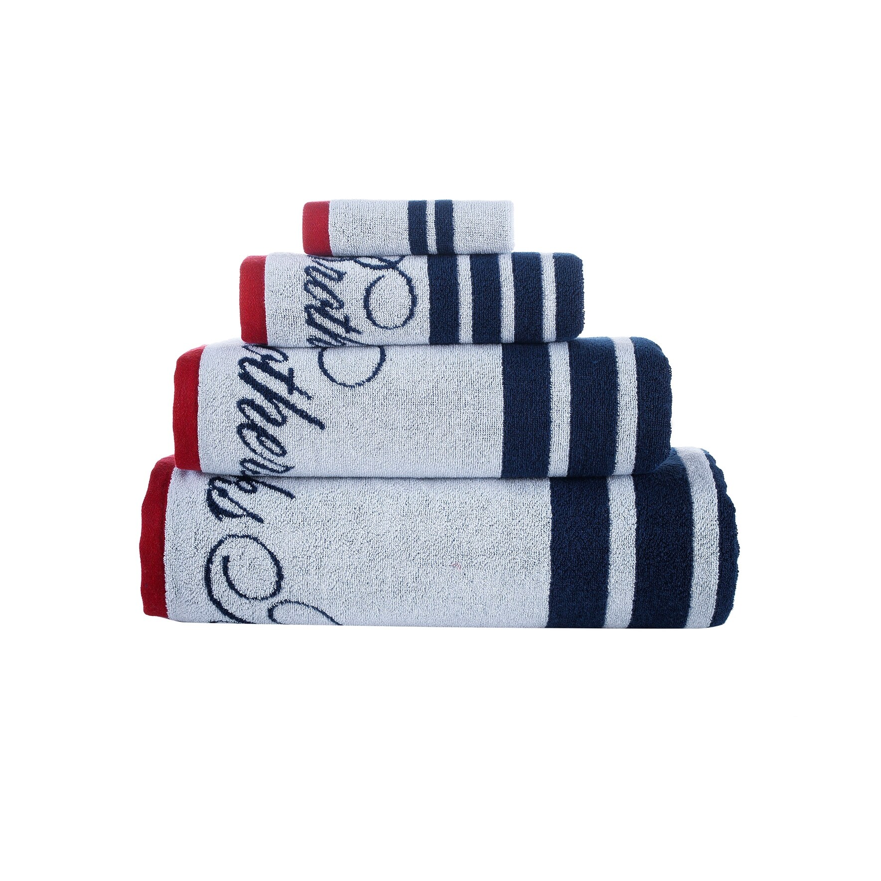 Buy Brooks Brothers Nautical Blanket Stripe 2pc Hand Towels - Navy