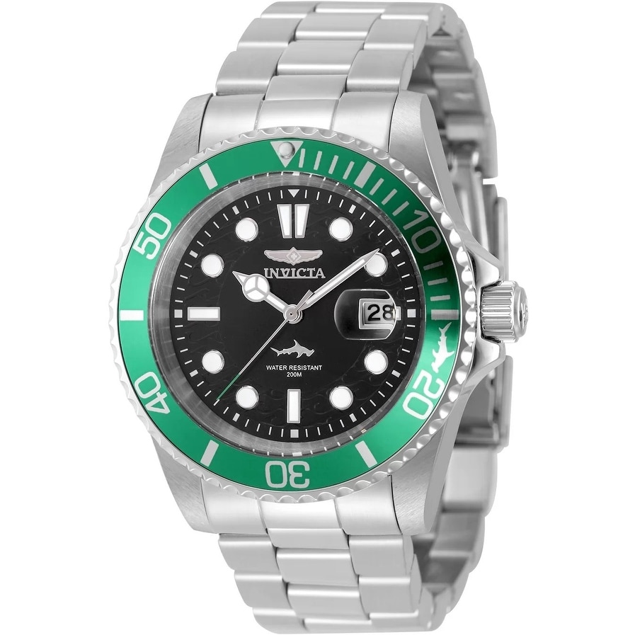 Invicta Men's 50825 Pro Diver Quartz PC32 Black Dial Watch