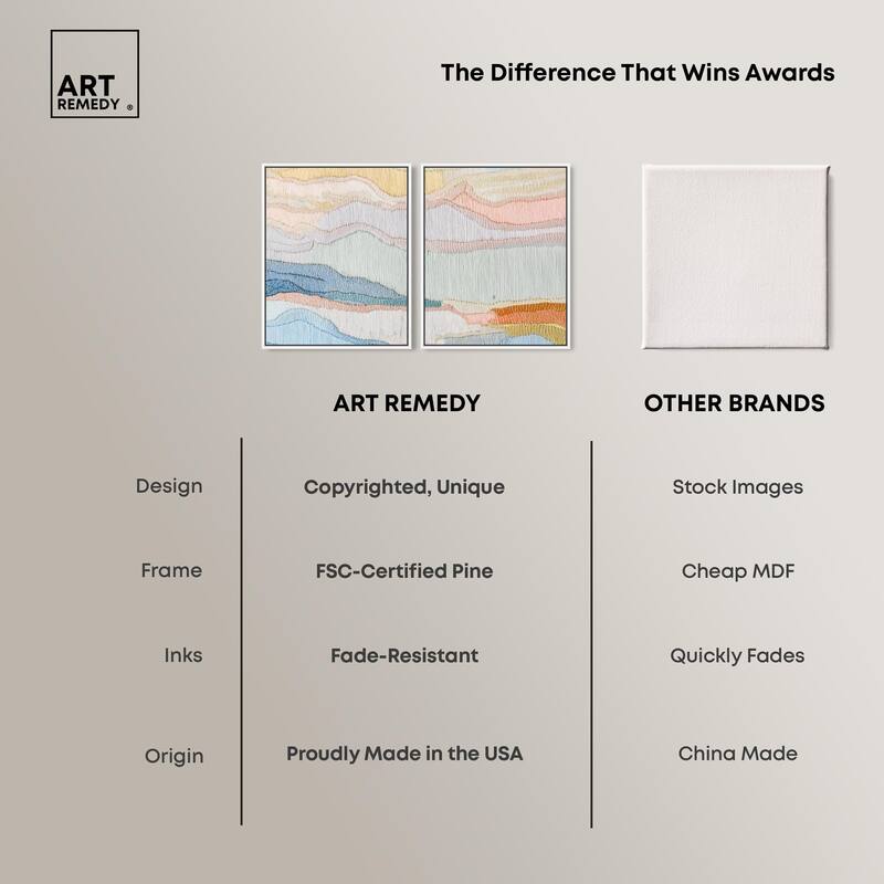 Gentle Breeze II Canvas Set of 2 by Art Remedy